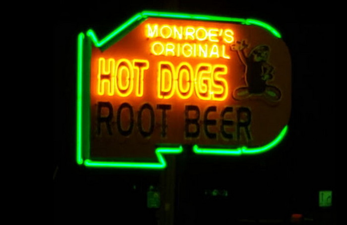 Monroes Original Hot Dog - FROM WEB SITE